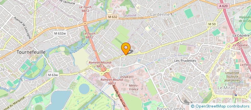localisation de l'entreprise MADAME NINA GUEGUEN à TOULOUSE