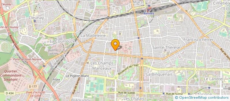 localisation de l'entreprise MADAME NINA IREMADZE  RENNES