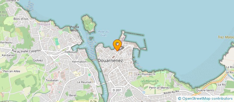 localisation de l'entreprise MADAME NINA ISABEL ALMBERG à DOUARNENEZ