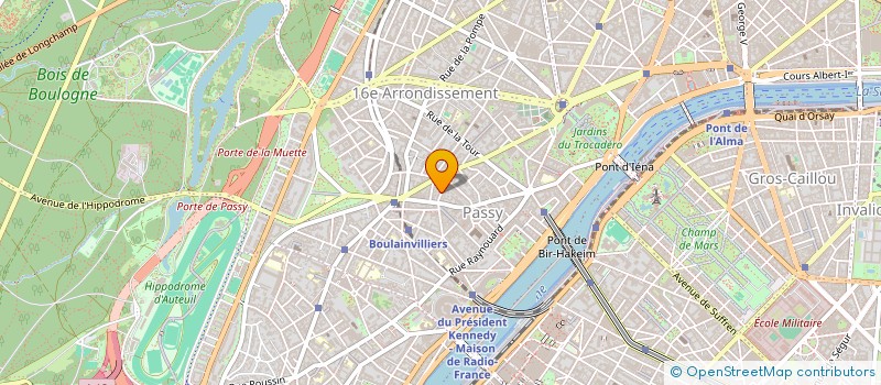 localisation de l'entreprise MADAME NINA JOLLY--LHOTELLIER  PARIS