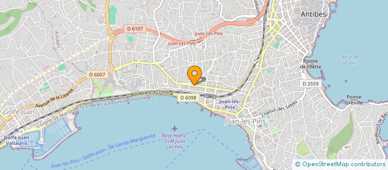 localisation de l'entreprise MADAME NINA JOURNEE à ANTIBES