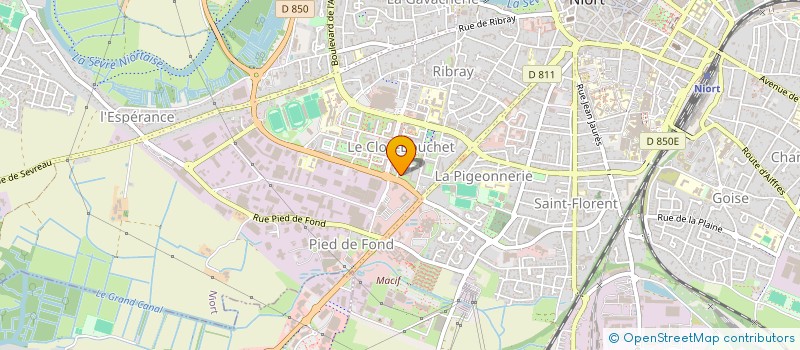 localisation de l'entreprise MADAME NINA KAMMANG PIEGOUONG à NIORT