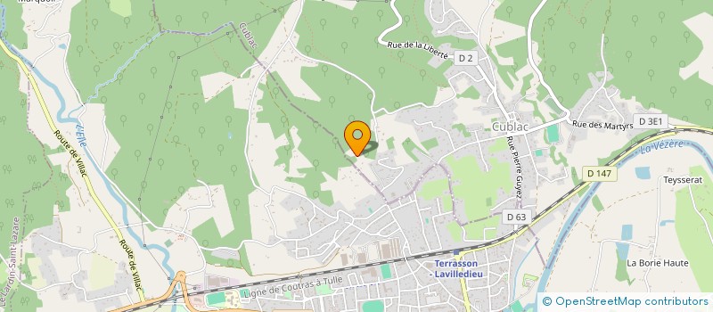 localisation de l'entreprise MADAME NINA KLINKHAMER  CUBLAC