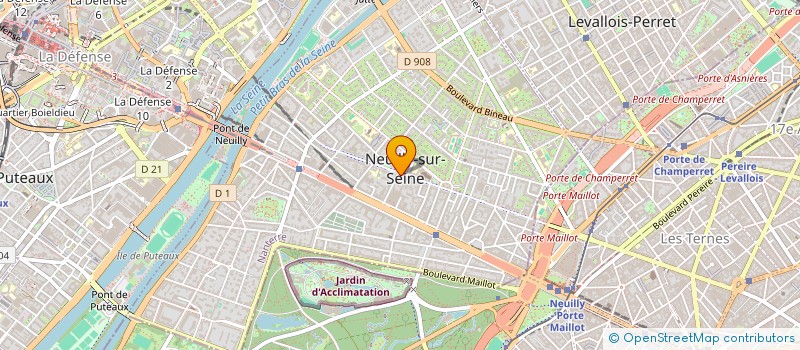 localisation de l'entreprise MADAME NINA KOJICIC à NEUILLY-SUR-SEINE