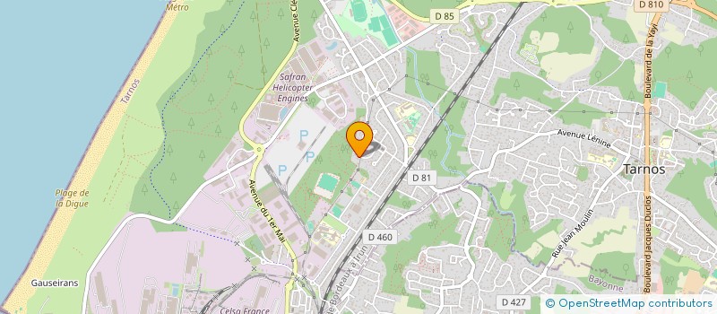 localisation de l'entreprise MADAME NINA LACAZE  ANGLET