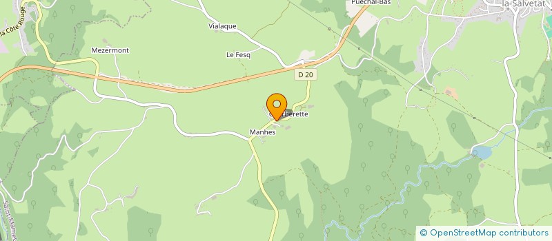 localisation de l'entreprise MADAME NINA LACOMBE à SAINT-MAMET-LA-SALVETAT