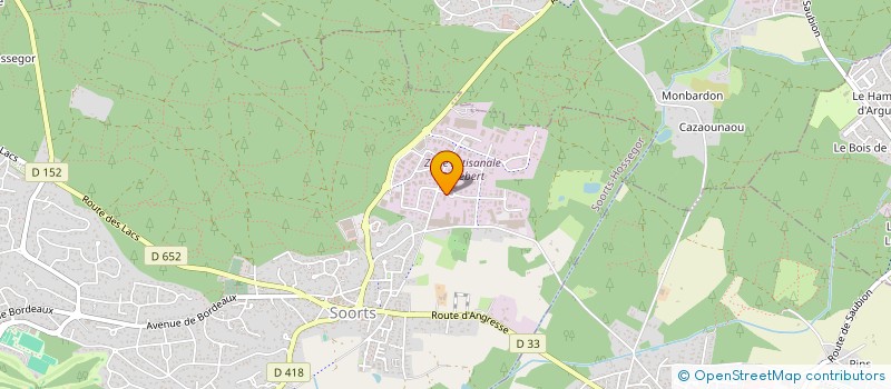 localisation de l'entreprise MADAME NINA LAGARRIGUE  SOORTS-HOSSEGOR