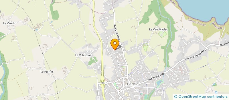 localisation de l'entreprise MADAME NINA LAPIERRE  PORDIC