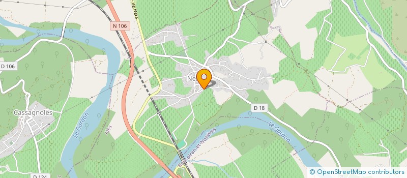 localisation de l'entreprise MADAME NINA LAVERGNE  NERS