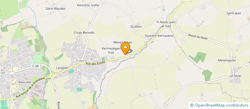 localisation de l'entreprise MADAME NINA LE COZ  EDERN