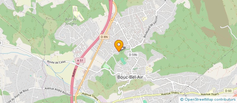 localisation de l'entreprise MADAME NINA LEGLISE à BOUC-BEL-AIR