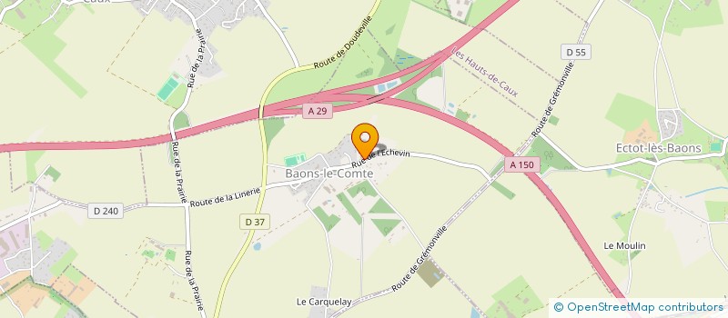 localisation de l'entreprise MADAME NINA LEROUX  BAONS-LE-COMTE