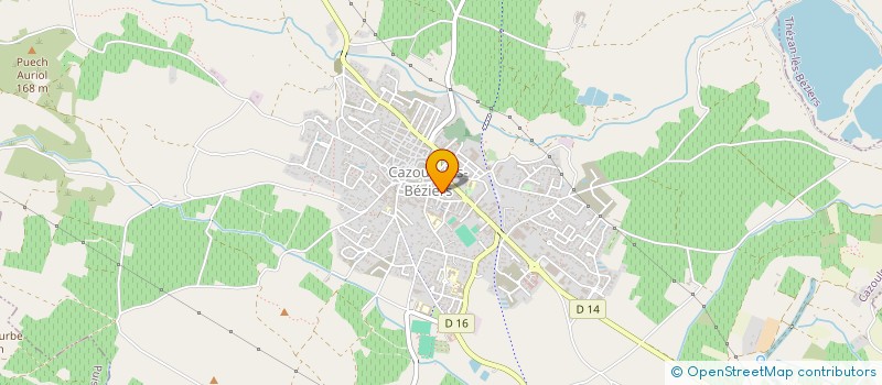 localisation de l'entreprise MADAME NINA LOMPECH  CAZOULS-LES-BEZIERS