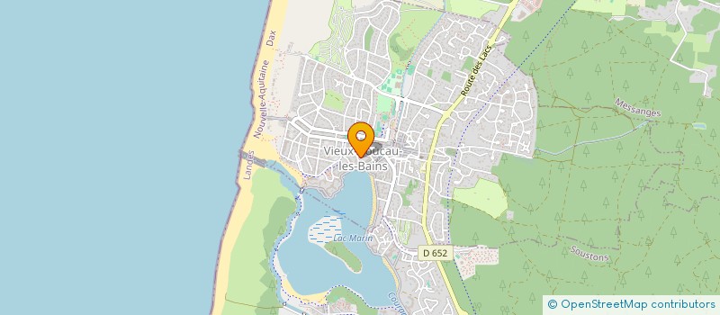 localisation de l'entreprise MADAME NINA LOUPY  VIEUX-BOUCAU-LES-BAINS