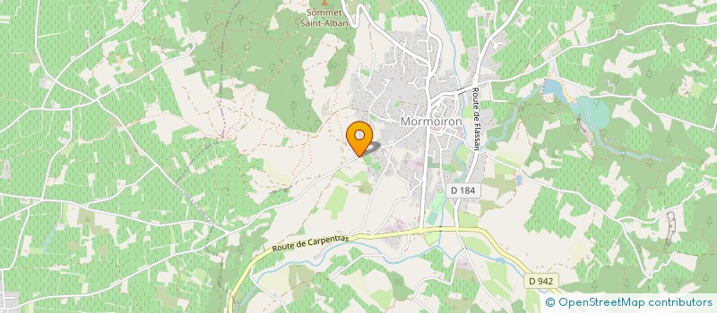 localisation de l'entreprise MADAME NINA MANGENEY à MORMOIRON