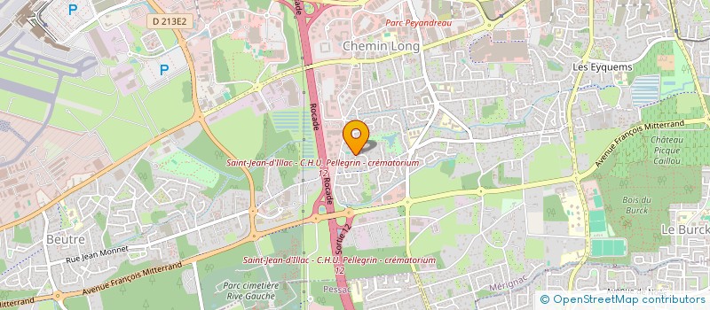 localisation de l'entreprise MADAME NINA MARCEL  MERIGNAC