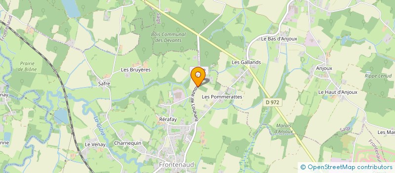 localisation de l'entreprise MADAME NINA MARCHETTA  FRONTENAUD