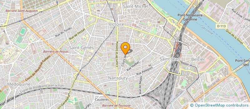 localisation de l'entreprise MADAME NINA MARTIN  BORDEAUX