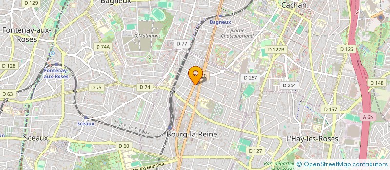 localisation de l'entreprise MADAME NINA MASSON  BOURG-LA-REINE