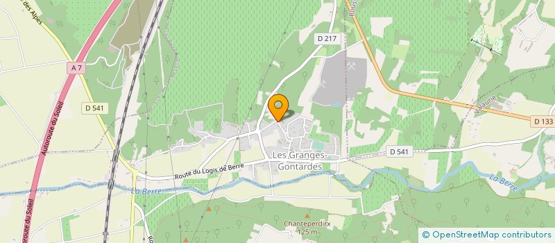 localisation de l'entreprise MADAME NINA MATHIEU  LES GRANGES-GONTARDES