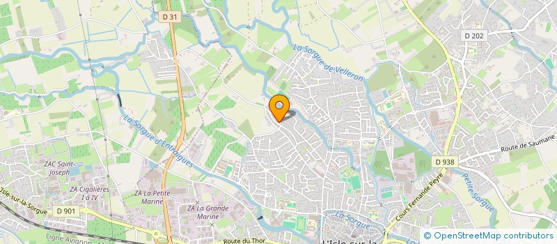 localisation de l'entreprise MADAME NINA MEFLAH  L'ISLE-SUR-LA-SORGUE