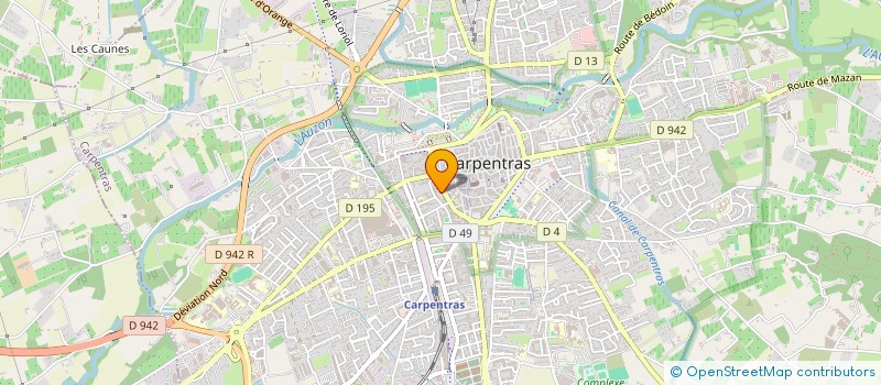 localisation de l'entreprise MADAME NINA MINACAPILLI--FAVA  CARPENTRAS