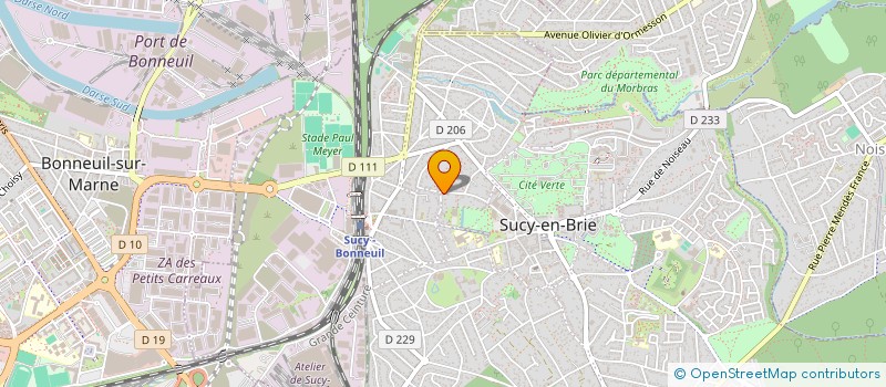 localisation de l'entreprise MADAME NINA MONIQUE LEMAHIEU  SUCY-EN-BRIE