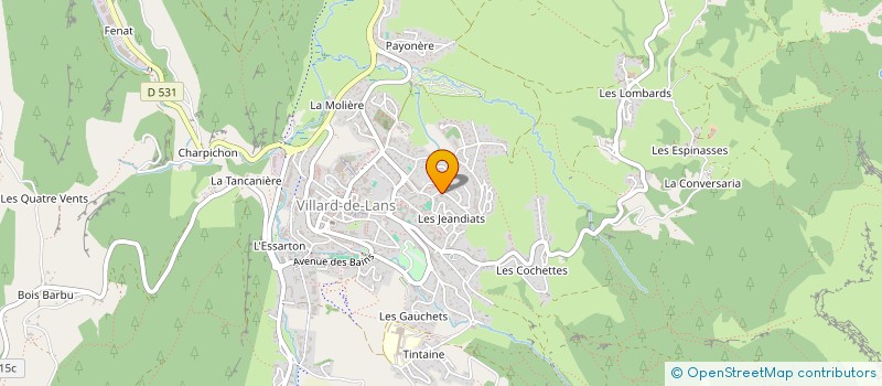 localisation de l'entreprise MADAME NINA MORAS  VILLARD-DE-LANS