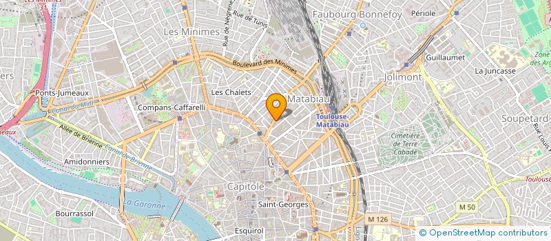 localisation de l'entreprise MADAME NINA MORIN à TOULOUSE