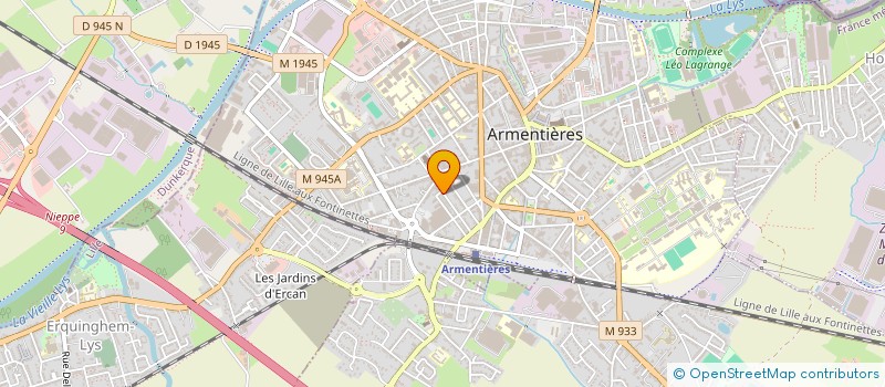 localisation de l'entreprise MADAME NINA MULLIE à ARMENTIERES