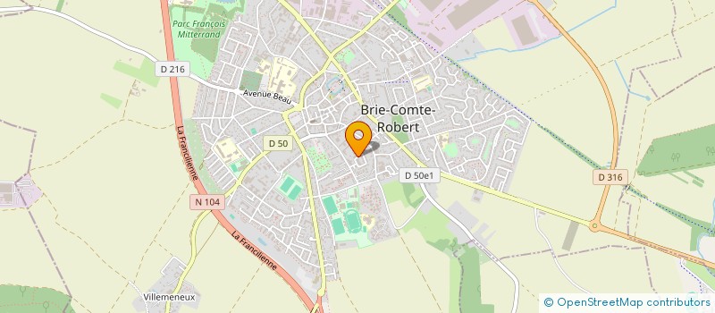 localisation de l'entreprise MADAME NINA ORLOVA  BRIE-COMTE-ROBERT