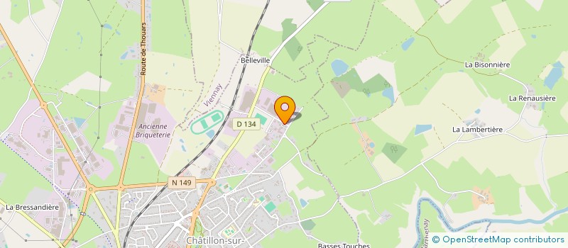 localisation de l'entreprise MADAME NINA PAGEGIE  CHATILLON-SUR-THOUET