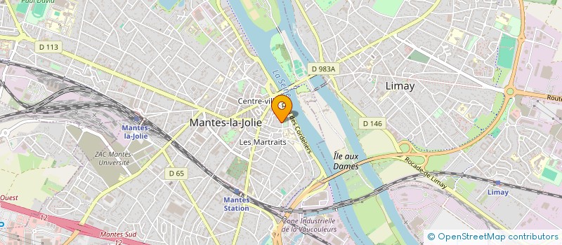 localisation de l'entreprise MADAME NINA-PALOMINA OSTROWSKI  MANTES-LA-JOLIE