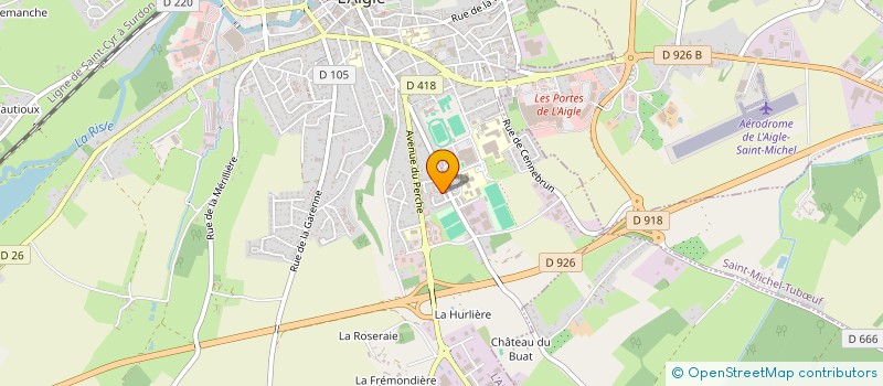 localisation de l'entreprise MADAME NINA PATLATII à L'AIGLE