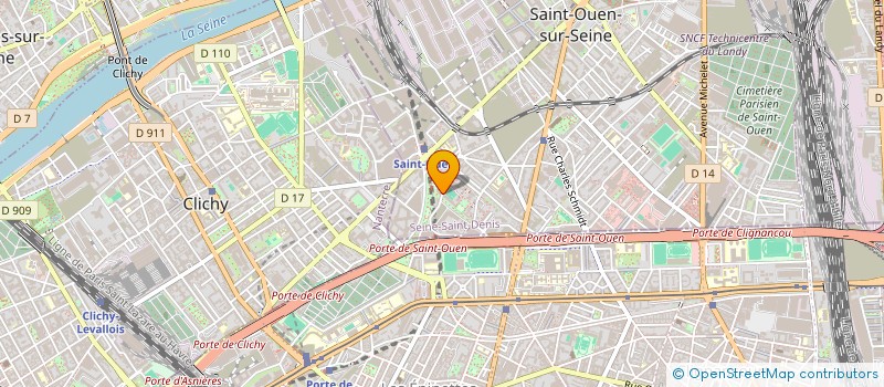 localisation de l'entreprise MADAME NINA PAVLOVIC à SAINT-OUEN-SUR-SEINE