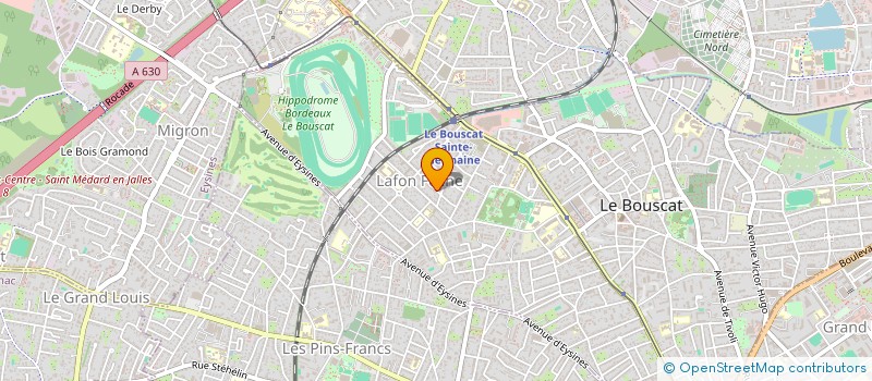 localisation de l'entreprise MADAME NINA PERET  LE BOUSCAT