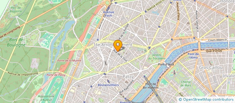 localisation de l'entreprise MADAME NINA PERRIN  PARIS