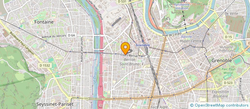 localisation de l'entreprise MADAME NINA PETIT  GRENOBLE