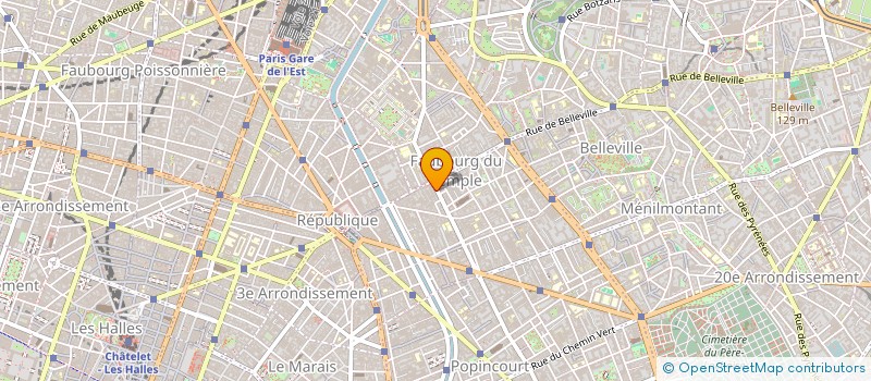 localisation de l'entreprise MADAME NINA POLLET à PARIS