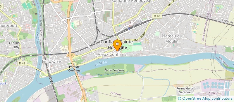 localisation de l'entreprise MADAME NINA PORCHER  CONFLANS-SAINTE-HONORINE