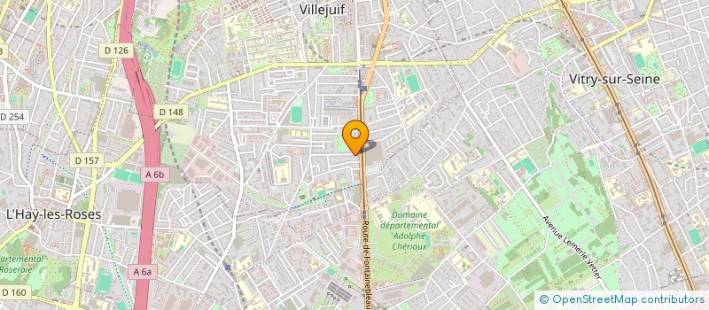 localisation de l'entreprise MADAME NINA POSSOT  VILLEJUIF