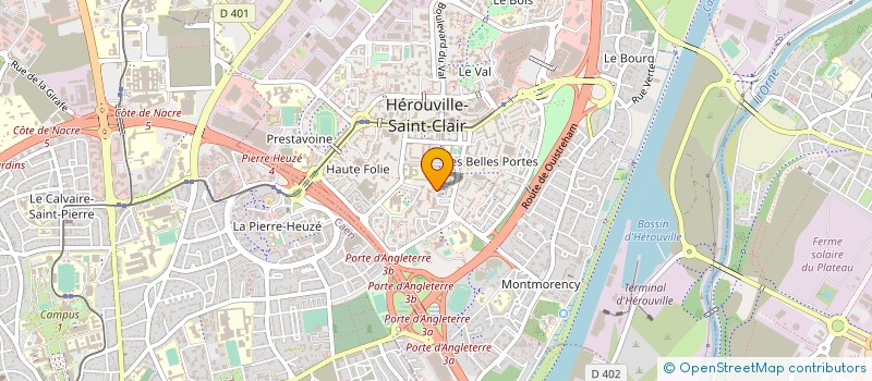 localisation de l'entreprise MADAME NINA QUEDRU à HEROUVILLE-SAINT-CLAIR