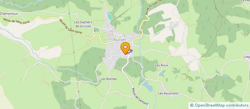 localisation de l'entreprise MADAME NINA RAPHANAUD  BUSSET