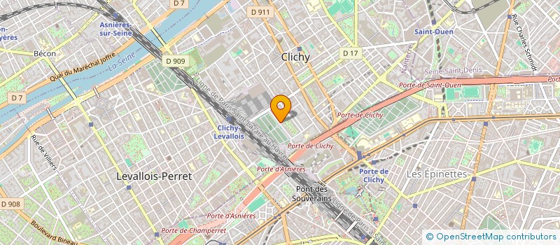 localisation de l'entreprise MADAME NINA RENET à CLICHY