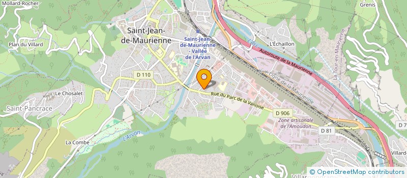 localisation de l'entreprise MADAME NINA REVIGLIO à SAINT-JEAN-DE-MAURIENNE
