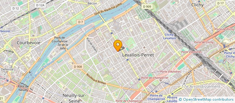 localisation de l'entreprise MADAME NINA RHOUM à LEVALLOIS-PERRET