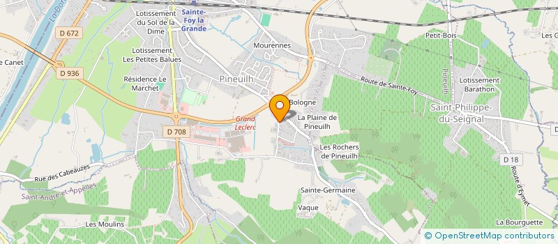 localisation de l'entreprise MADAME NINA RIERA  PINEUILH