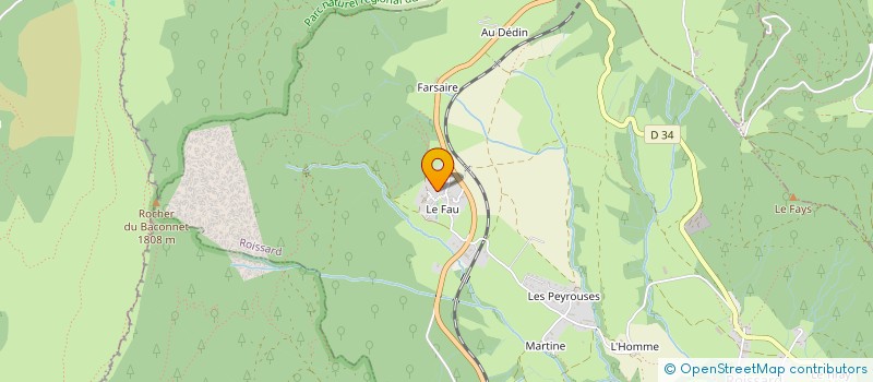 localisation de l'entreprise MADAME NINA ROMERO BIANCO  ROISSARD