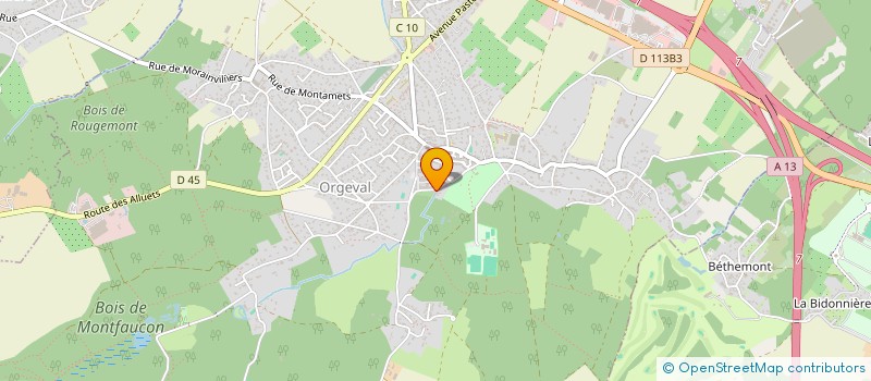 localisation de l'entreprise MADAME NINA ROS  ORGEVAL