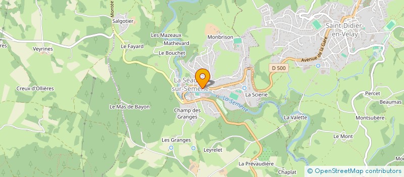 localisation de l'entreprise MADAME NINA ROSIAK  LA SEAUVE-SUR-SEMENE